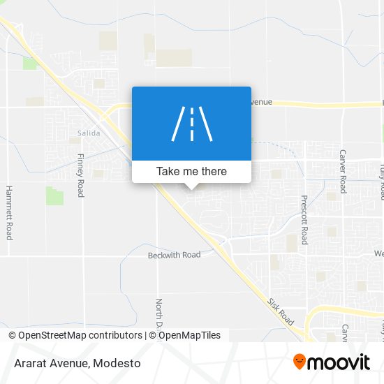 Ararat Avenue map