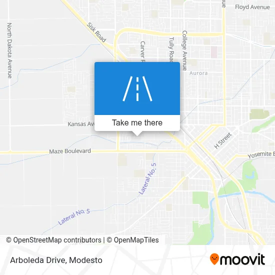 Arboleda Drive map