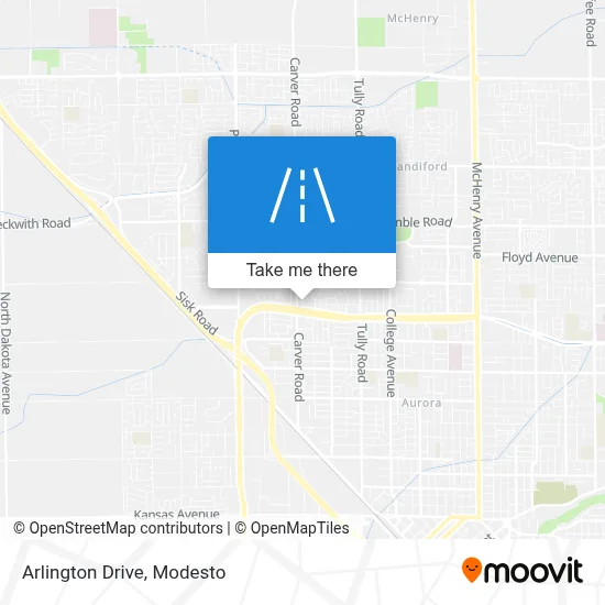 Arlington Drive map