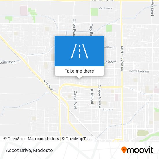 Ascot Drive map