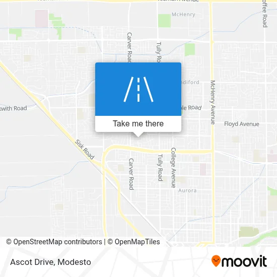Ascot Drive map
