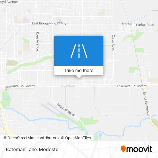 Bateman Lane map