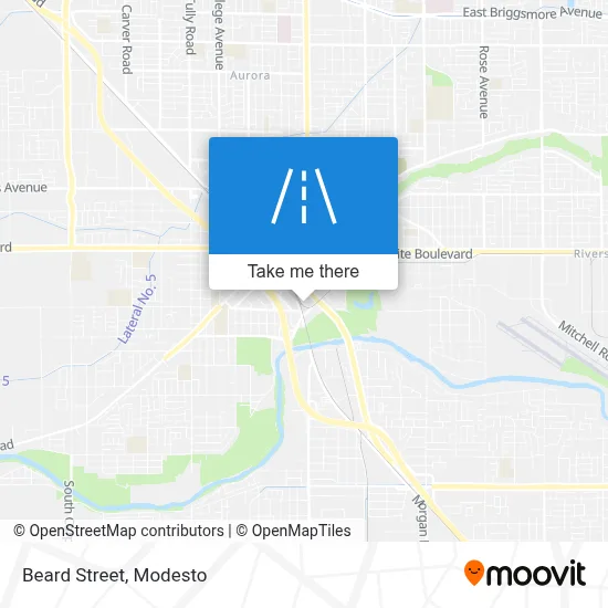 Beard Street map