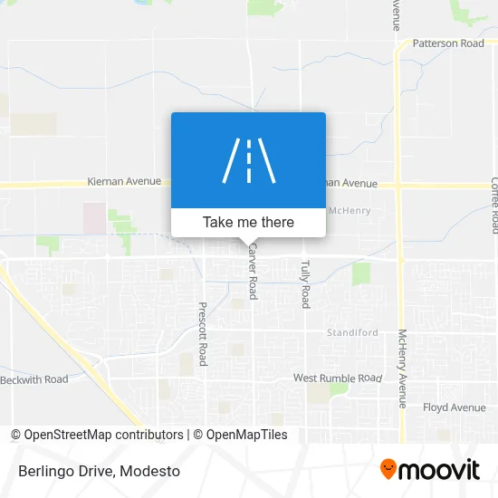 Berlingo Drive map