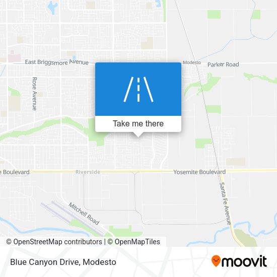 Mapa de Blue Canyon Drive