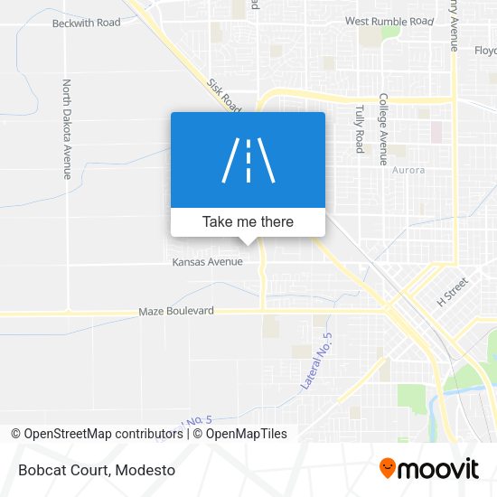 Mapa de Bobcat Court