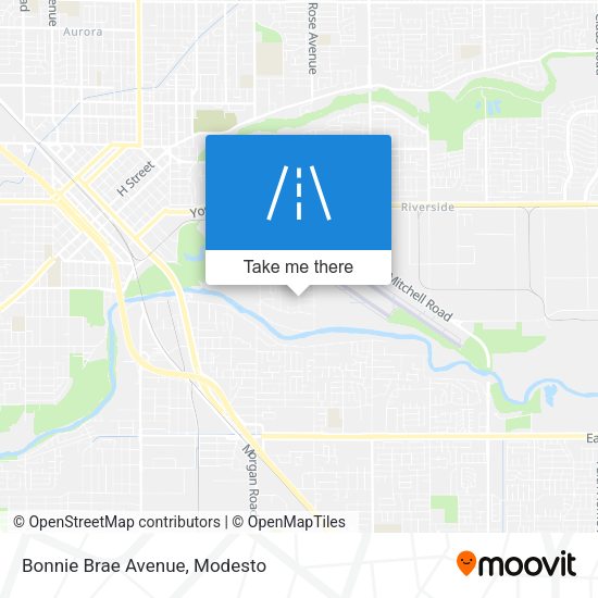 Bonnie Brae Avenue map