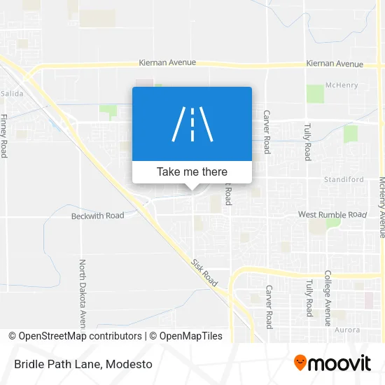 Bridle Path Lane map