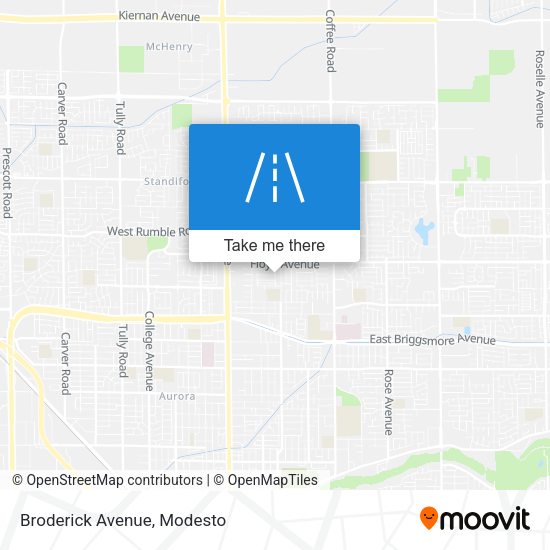 Mapa de Broderick Avenue