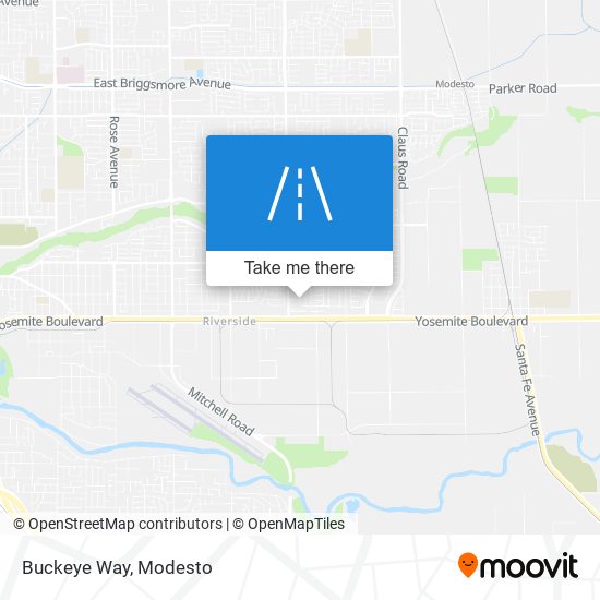 Buckeye Way map