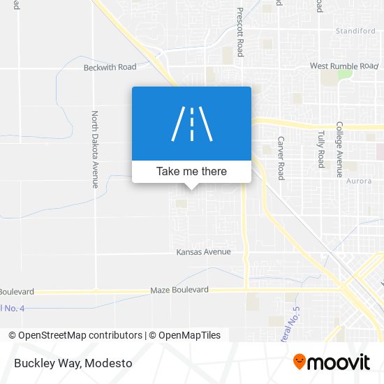 Buckley Way map