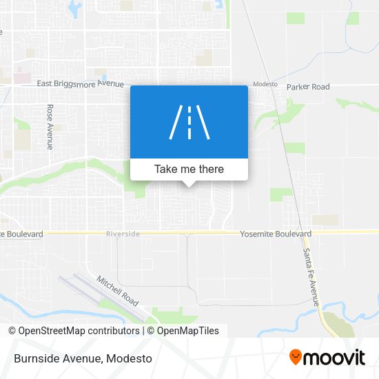 Mapa de Burnside Avenue