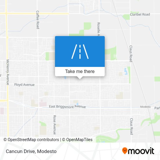 Mapa de Cancun Drive