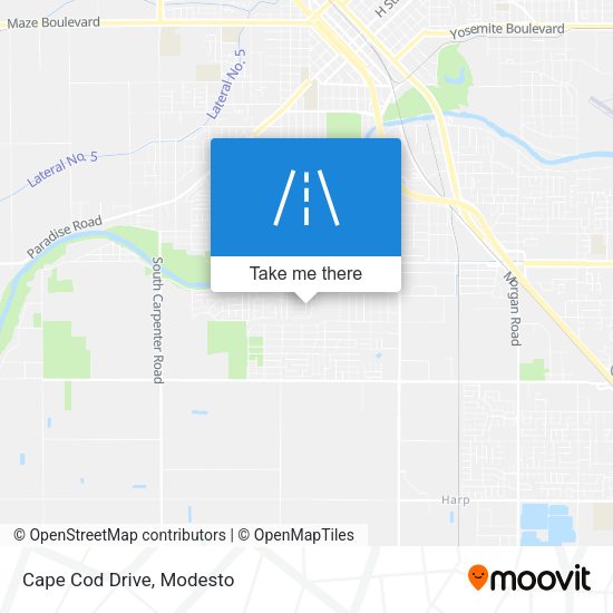 Mapa de Cape Cod Drive