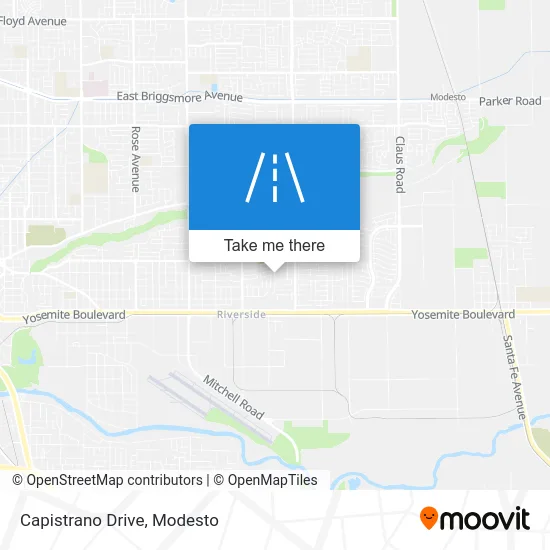 Capistrano Drive map