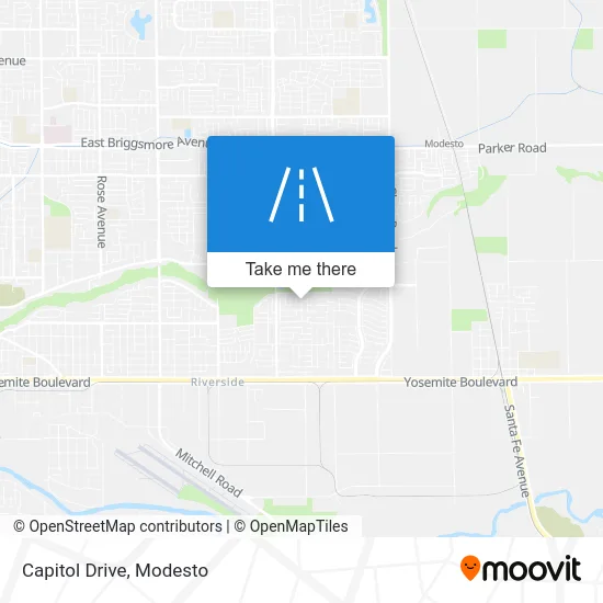 Capitol Drive map
