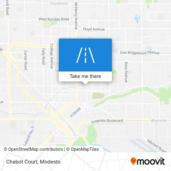 Chabot Court map