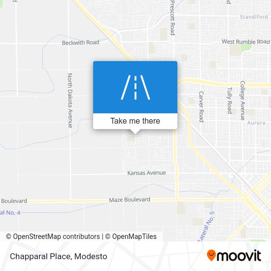 Mapa de Chapparal Place
