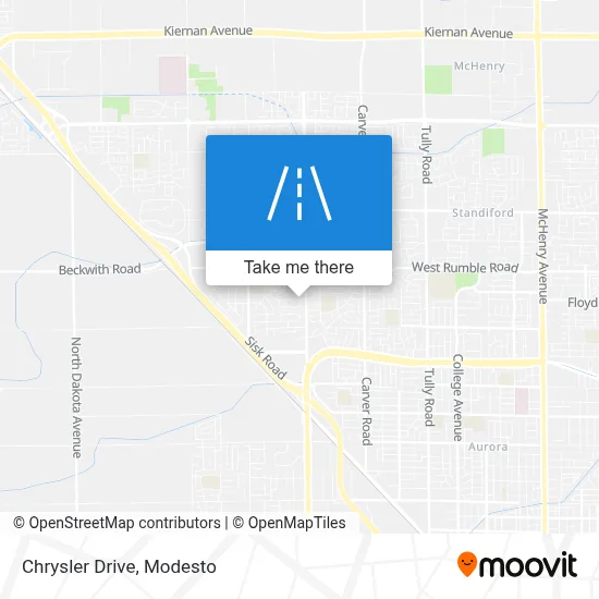 Chrysler Drive map
