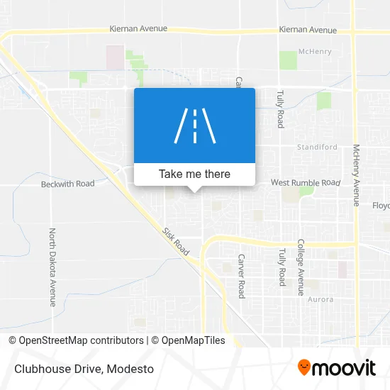 Clubhouse Drive map