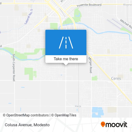 Mapa de Colusa Avenue