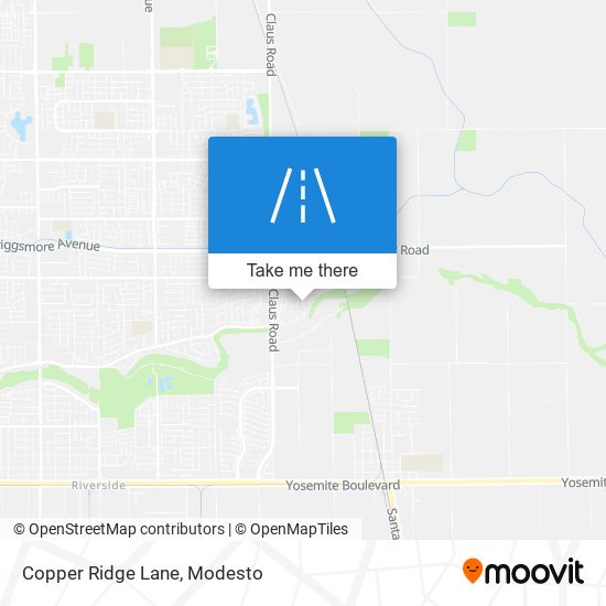 Copper Ridge Lane map