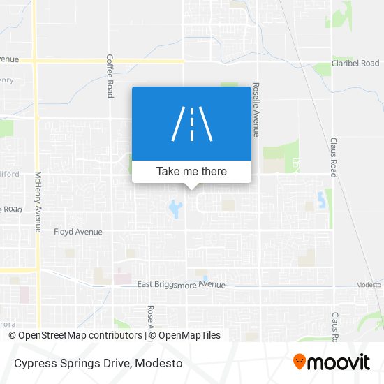 Mapa de Cypress Springs Drive