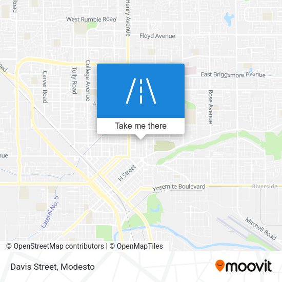 Mapa de Davis Street