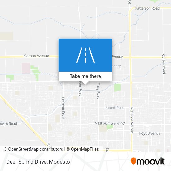 Deer Spring Drive map