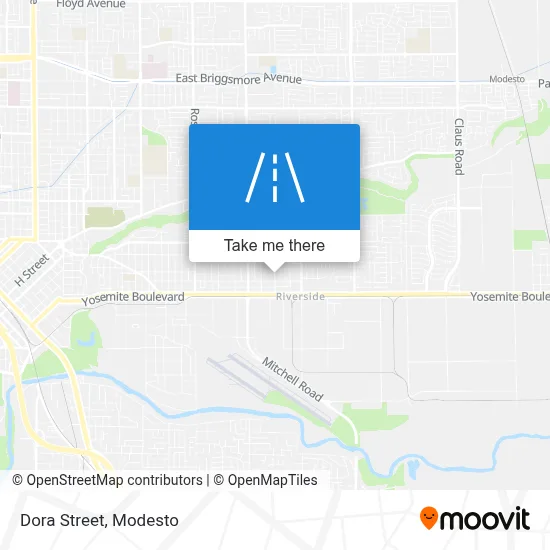 Dora Street map