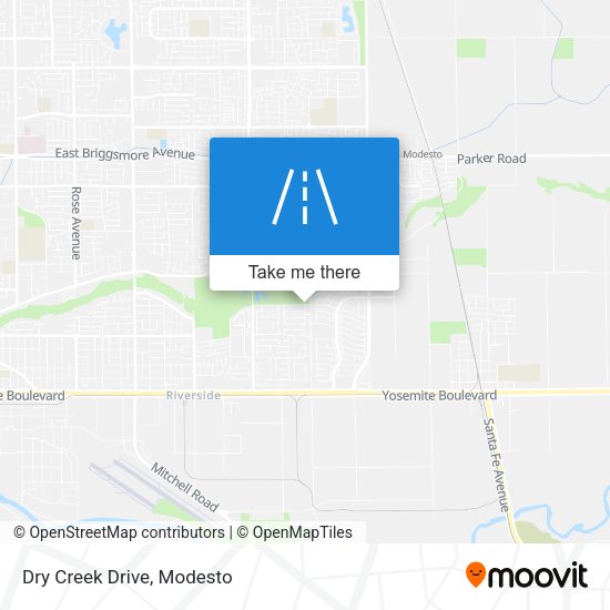 Mapa de Dry Creek Drive