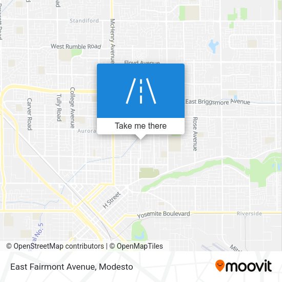 East Fairmont Avenue map