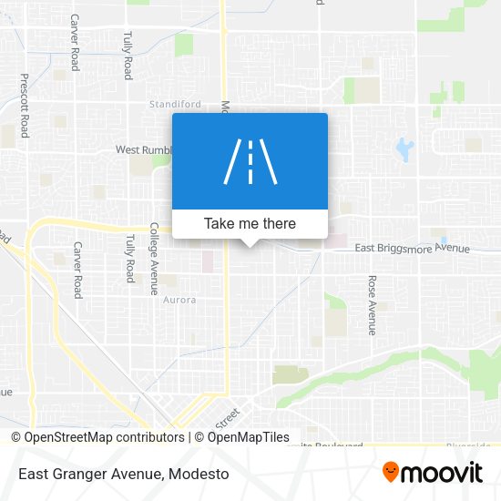 East Granger Avenue map