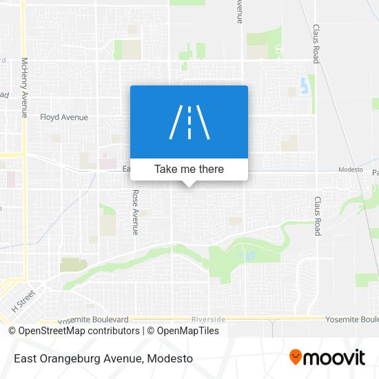 East Orangeburg Avenue map