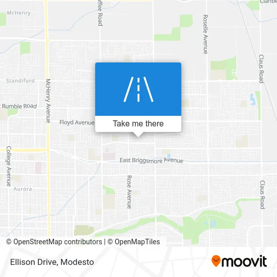 Ellison Drive map