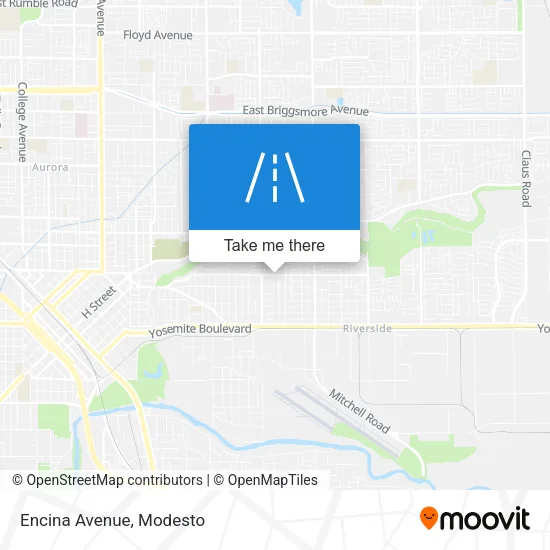 Mapa de Encina Avenue