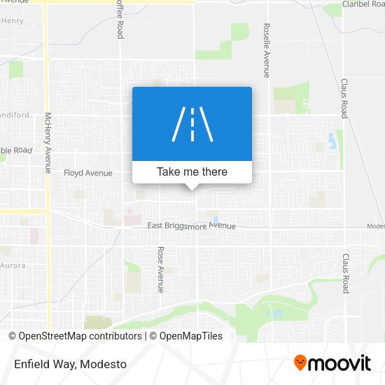 Mapa de Enfield Way