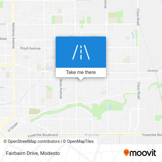 Fairbairn Drive map