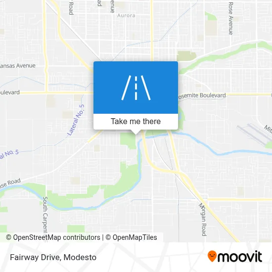 Fairway Drive map