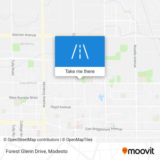 Forest Glenn Drive map