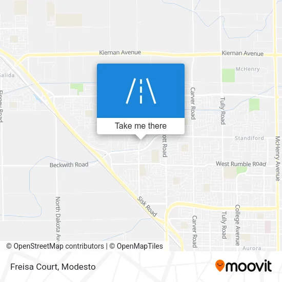 Freisa Court map