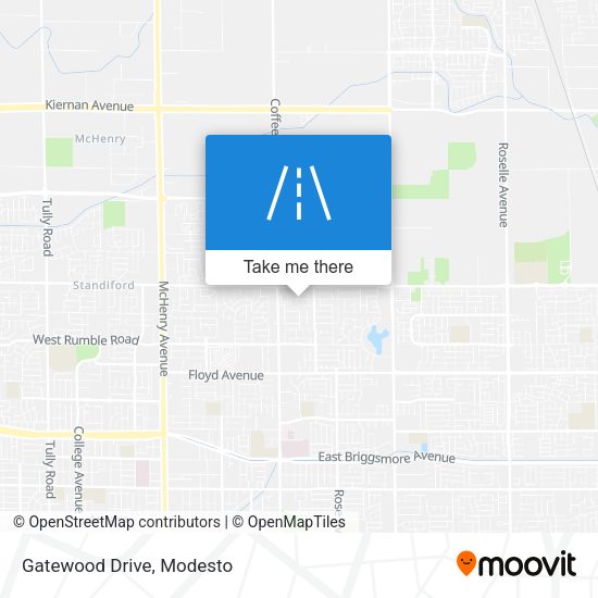 Gatewood Drive map