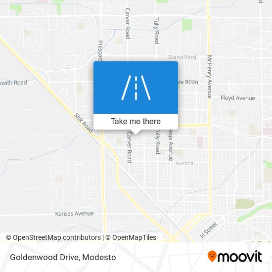 Goldenwood Drive map