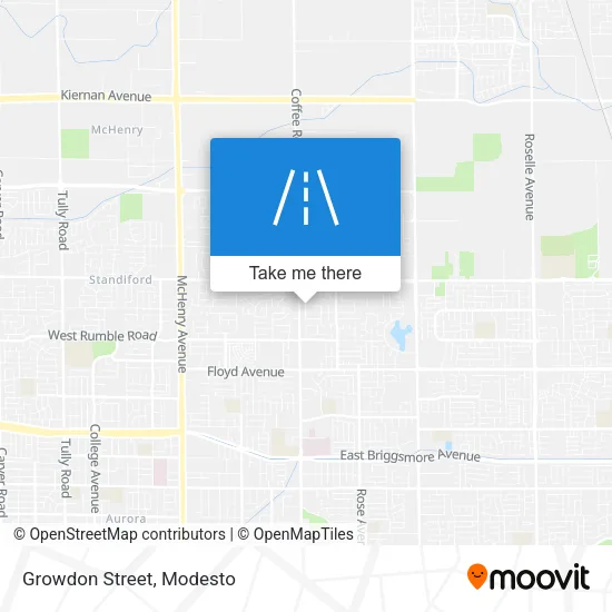 Mapa de Growdon Street