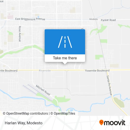 Mapa de Harlan Way