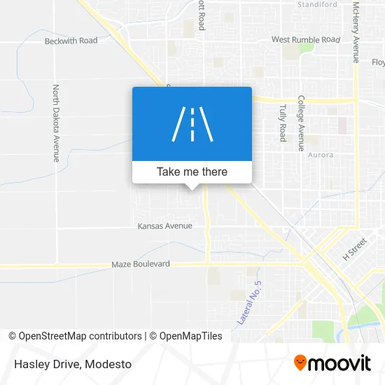 Hasley Drive map