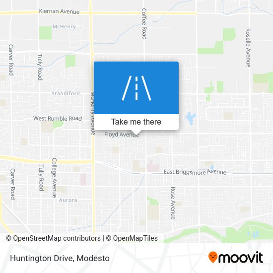 Mapa de Huntington Drive