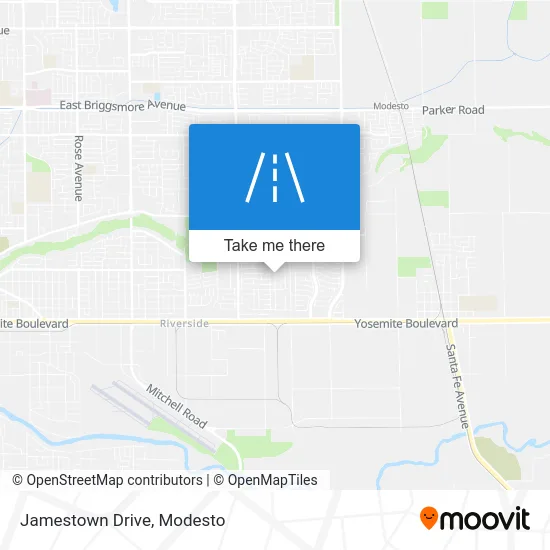 Jamestown Drive map