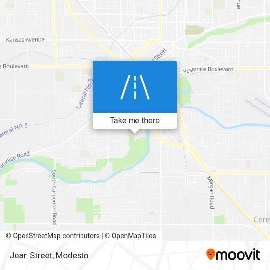 Jean Street map