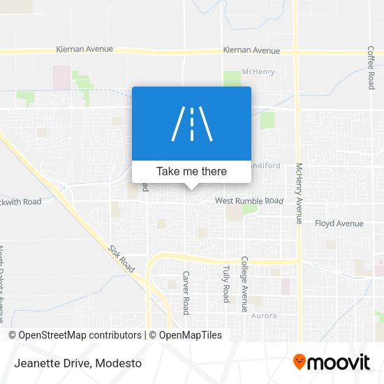 Mapa de Jeanette Drive